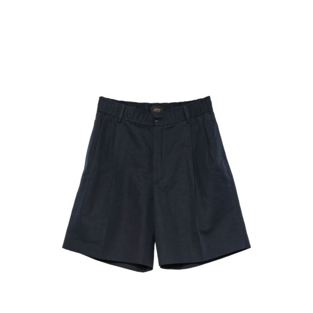 Brioni Men Bellagio Linen And Cotton Shorts
